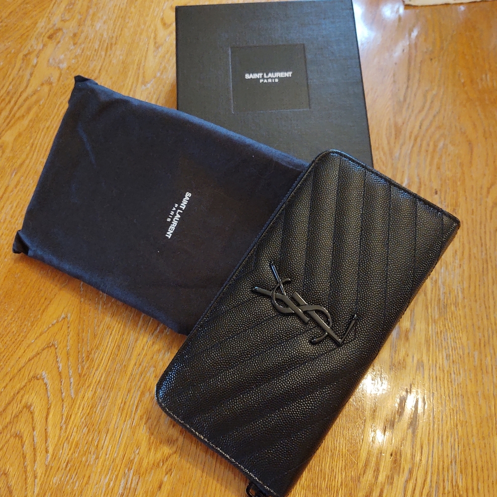 Saint Laurent black wallet